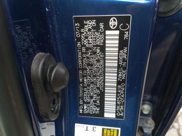 2013 TOYOTA PRIUS V JTDZN3EU7D3288187