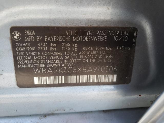 2011 BMW 328 XI WBAPK7C5XBA970506