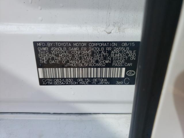 2015 LEXUS GS 350 JTHCE1BL5FA008852