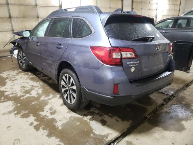 2016 SUBARU OUTBACK 2. 4S4BSBNC3G3320080