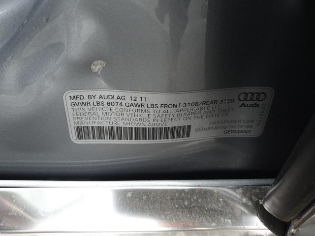 2012 AUDI A8 L QUATT WAUR4AFD8CN024188