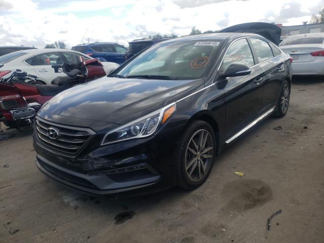 2017 HYUNDAI SONATA SPO 5NPE34AB9HH577094