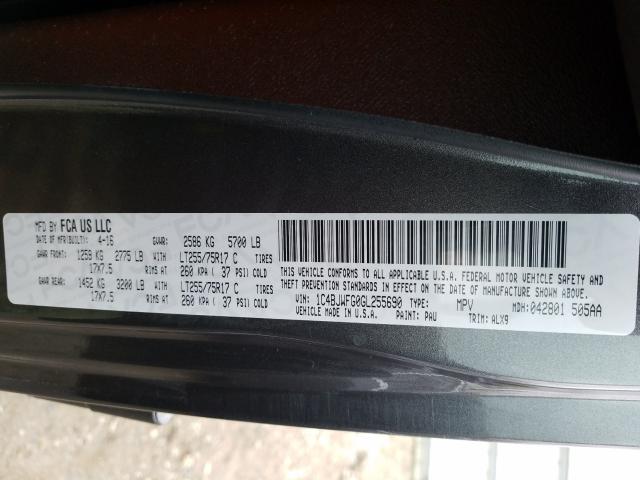 2016 JEEP WRANGLER U 1C4BJWFG0GL255690