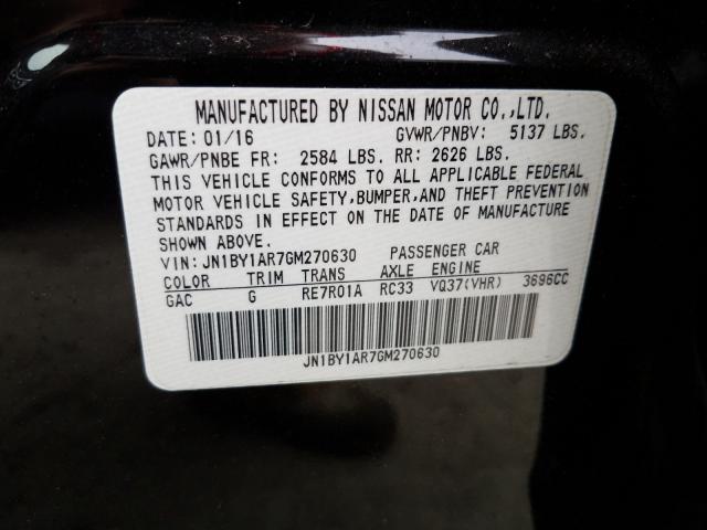 2016 INFINITI Q70 3.7 JN1BY1AR7GM270630
