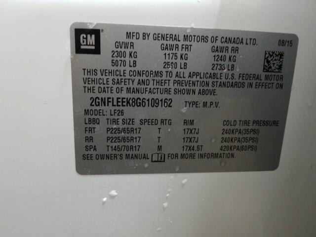 2016 CHEVROLET EQUINOX LS 2GNFLEEK8G6109162