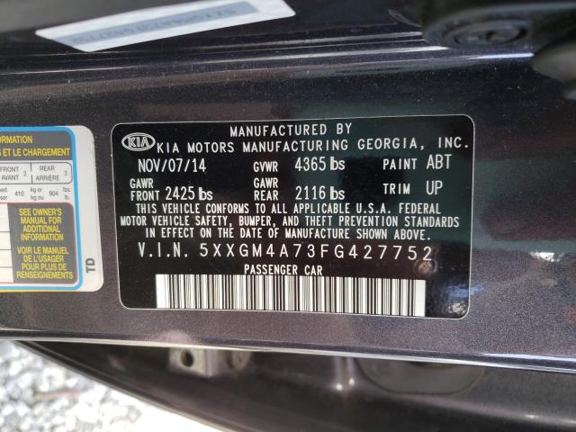 2015 KIA OPTIMA LX 5XXGM4A73FG427752