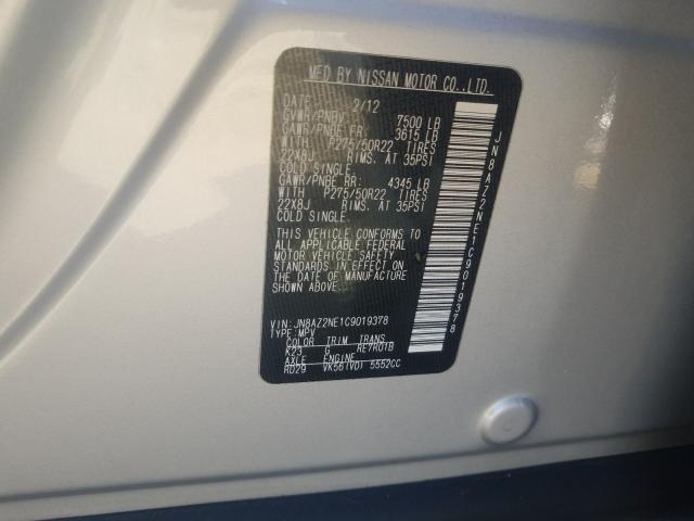 2012 INFINITI QX56 JN8AZ2NE1C9019378