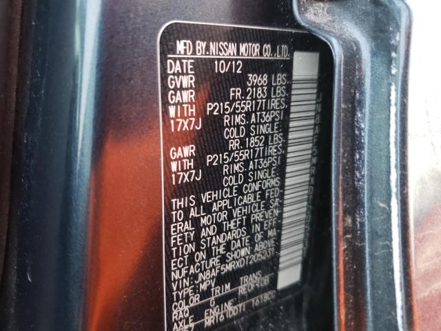 2013 NISSAN JUKE S JN8AF5MRXDT205231