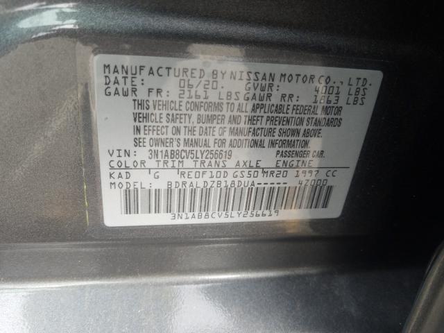 2020 NISSAN SENTRA SV 3N1AB8CV5LY256619