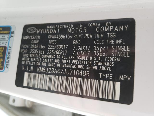 2018 HYUNDAI TUCSON SE KM8J23A47JU710486
