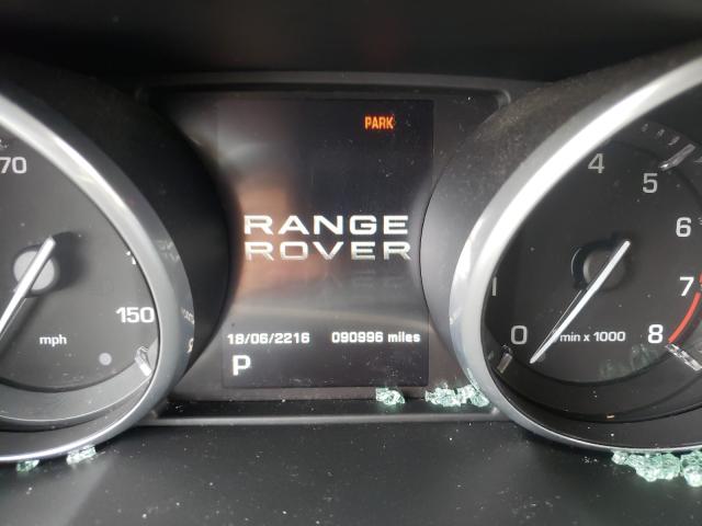 2012 LAND ROVER RANGE ROVE SALVP2BGXCH611594