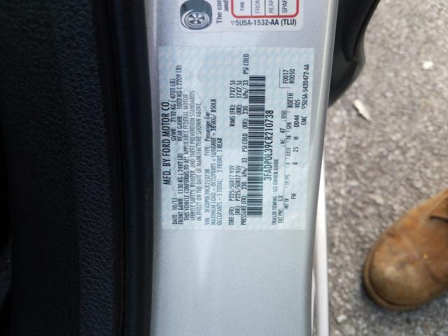 2012 FORD FUSION HYB 3FADP0L39CR210738