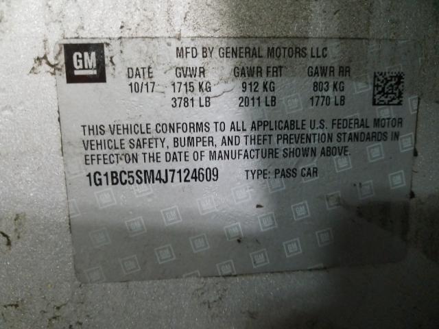 2018 CHEVROLET CRUZE LS 1G1BC5SM4J7124609