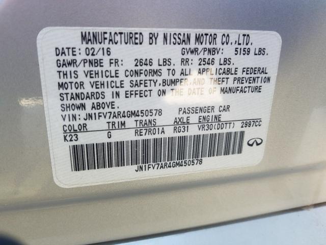 2016 INFINITI Q50 RED SP JN1FV7AR4GM450578