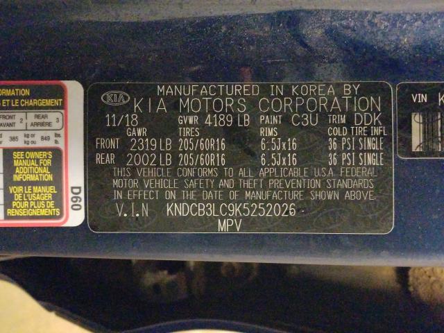 2019 KIA NIRO FE KNDCB3LC9K5252026