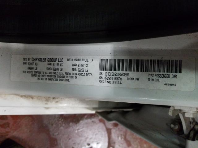 2013 CHRYSLER 200 LIMITE 1C3CCBCG1DN503297