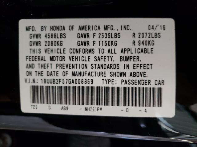 2016 ACURA TLX TECH 19UUB2F57GA008869