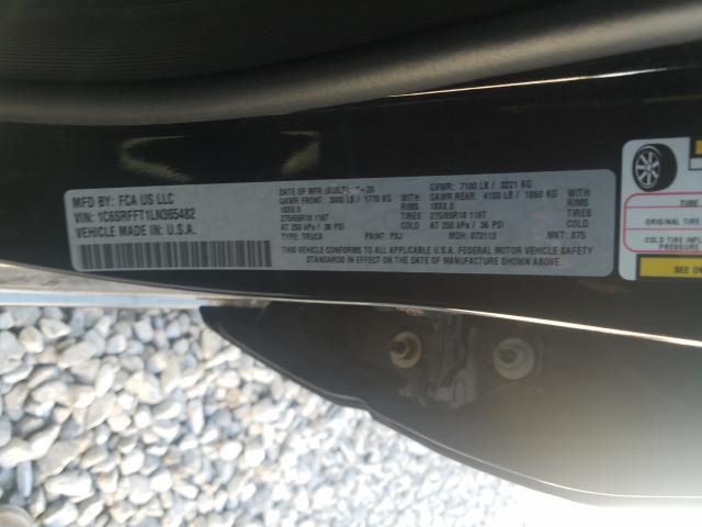 2020 RAM 1500 BIG H 1C6SRFFT1LN365482