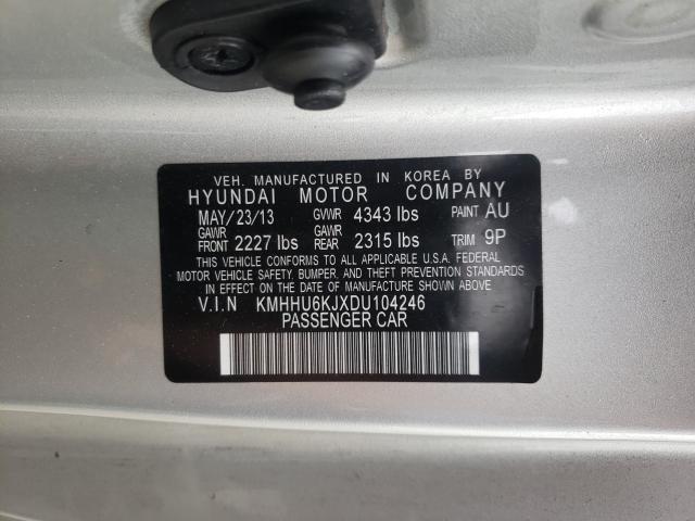 2013 HYUNDAI GENESIS CO KMHHU6KJXDU104246