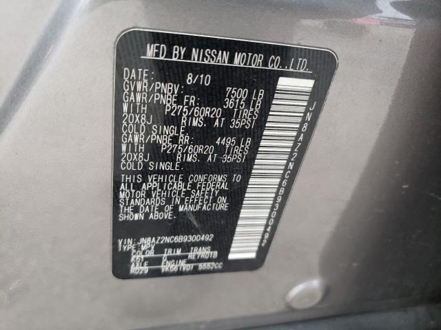 2011 INFINITI QX56 JN8AZ2NC6B9300492