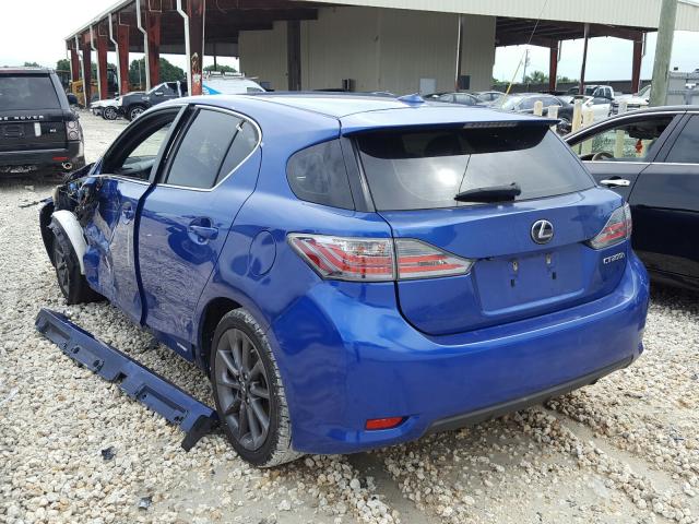2012 LEXUS CT 200 JTHKD5BH4C2102342