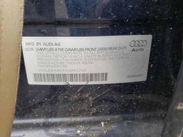 WAUDF68E45A497264 2005 Audi A4 2.0T Quattro