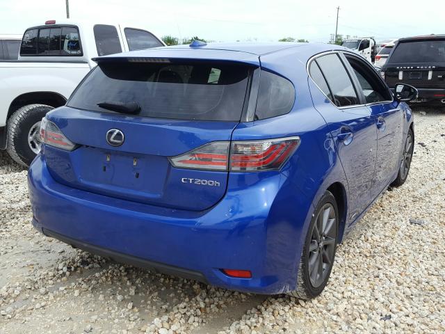 2012 LEXUS CT 200 JTHKD5BH4C2102342