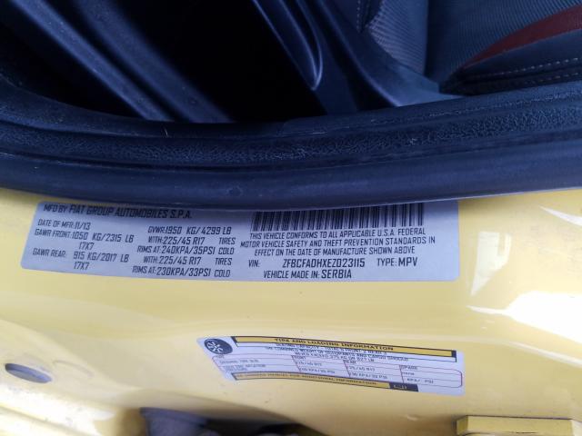 2014 FIAT 500L TREKK ZFBCFADHXEZ023115