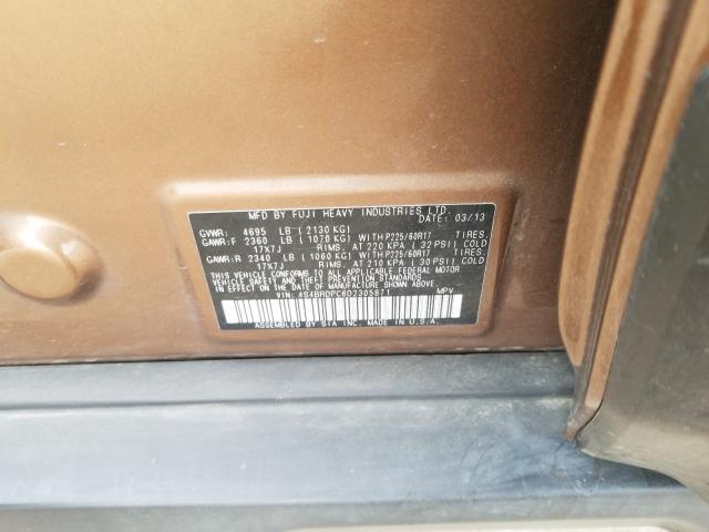 2013 SUBARU OUTBACK 3. 4S4BRDPC6D2305871