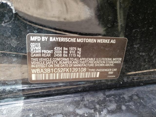 2015 BMW 320 I WBA3B1C52FK139108