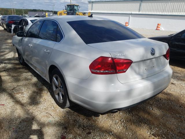 2013 VOLKSWAGEN PASSAT SE 1VWBH7A3XDC105360
