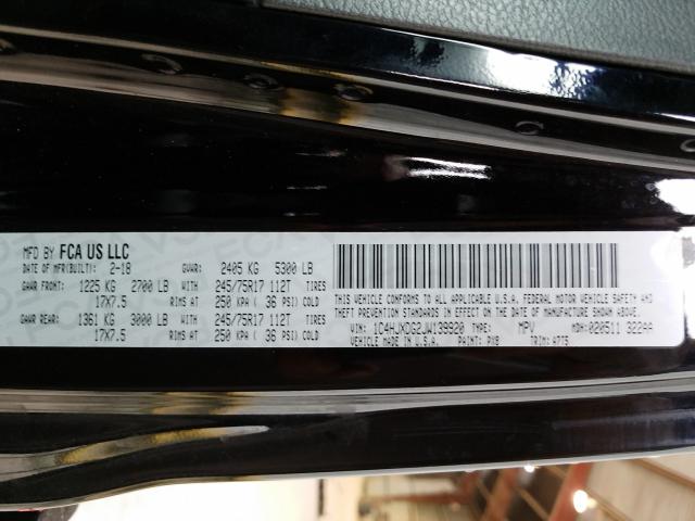 2018 JEEP WRANGLER U 1C4HJXDG2JW139920