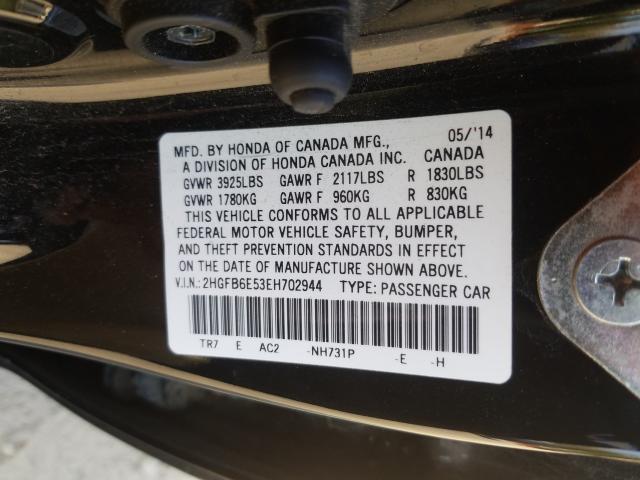 2014 HONDA CIVIC SI 2HGFB6E53EH702944
