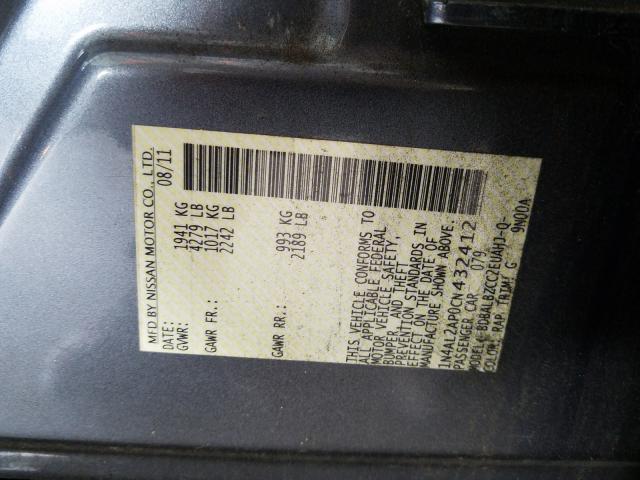 2012 NISSAN ALTIMA BAS 1N4AL2AP0CN432412