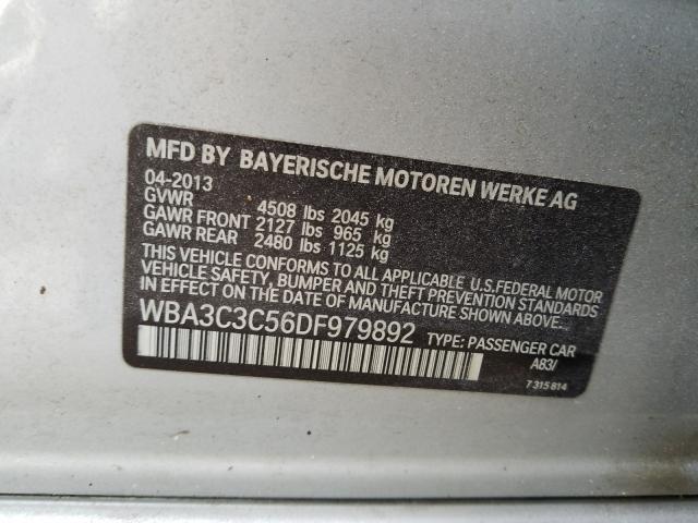 2013 BMW 320 I XDRI WBA3C3C56DF979892