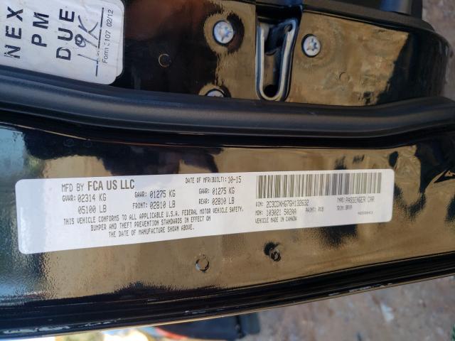 2016 DODGE CHARGER SX 2C3CDXHG7GH132632