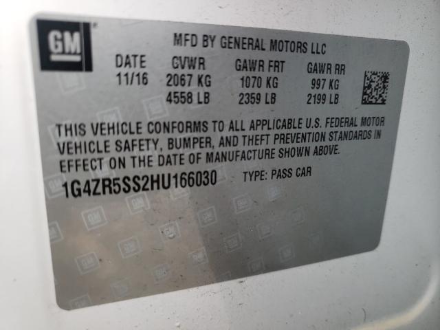 2017 BUICK LACROSSE P 1G4ZR5SS2HU166030