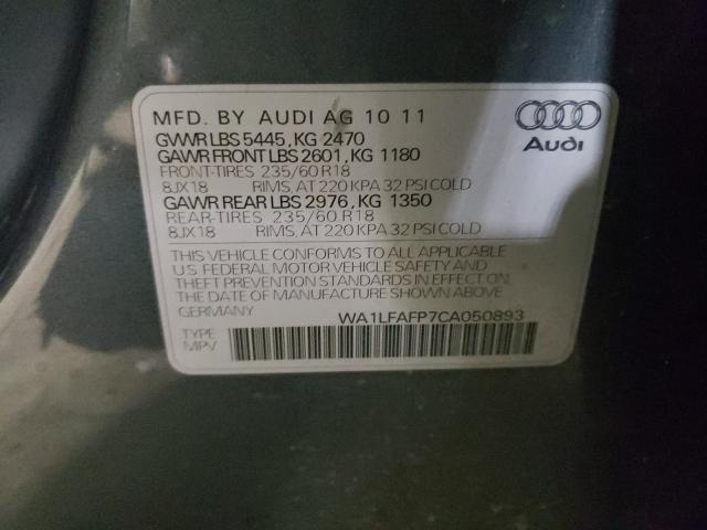 2012 AUDI Q5 PREMIUM WA1LFAFP7CA050893