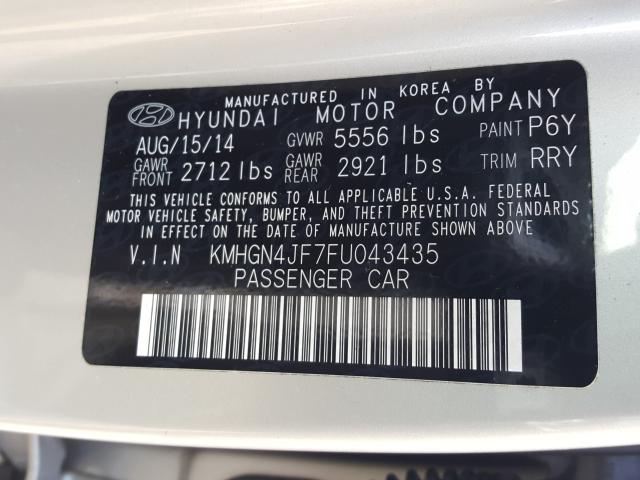 2015 HYUNDAI GENESIS 5. KMHGN4JF7FU043435