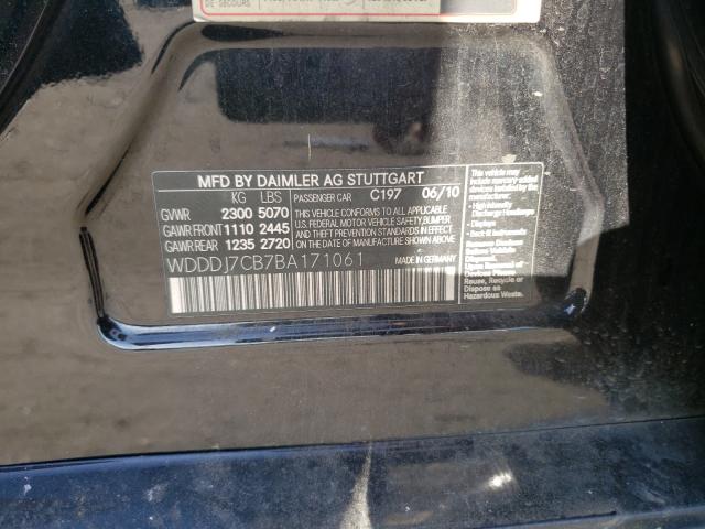 2011 MERCEDES-BENZ CLS 550 WDDDJ7CB7BA171061