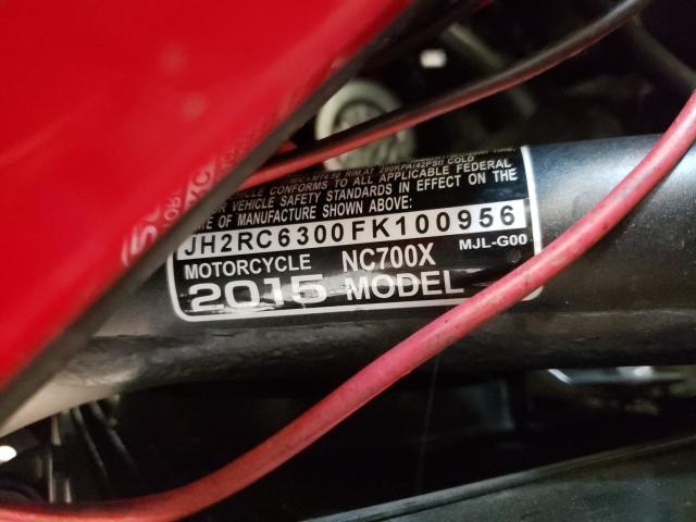 2015 HONDA NC700X JH2RC6300FK100956