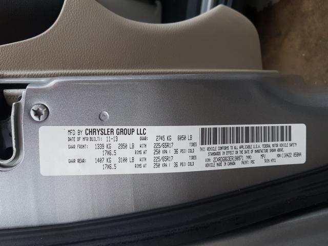 2014 DODGE GRAND CARA 2C4RDGBG3ER190971