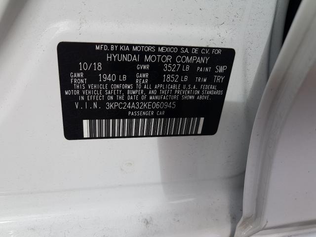 2019 HYUNDAI ACCENT SE 3KPC24A32KE060945