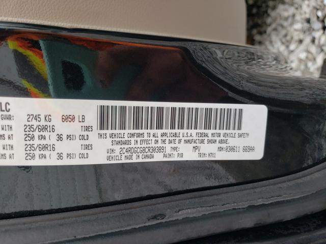 2012 DODGE GRAND CARA 2C4RDGCG8CR303891