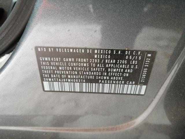 2015 VOLKSWAGEN JETTA GLI 3VW4T7AJ8FM406314