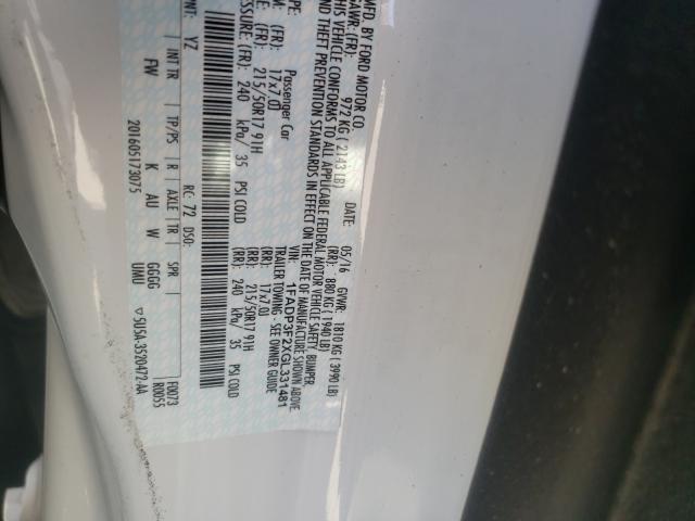 2016 FORD FOCUS SE - 1FADP3F2XGL331481