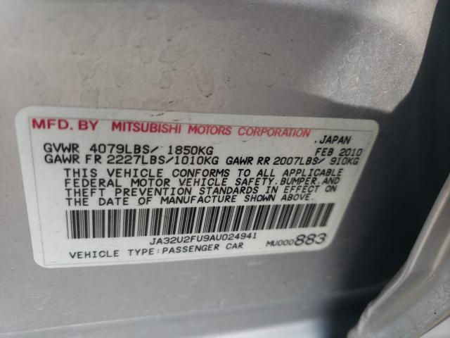 2010 MITSUBISHI LANCER ES/ - JA32U2FU9AU024941