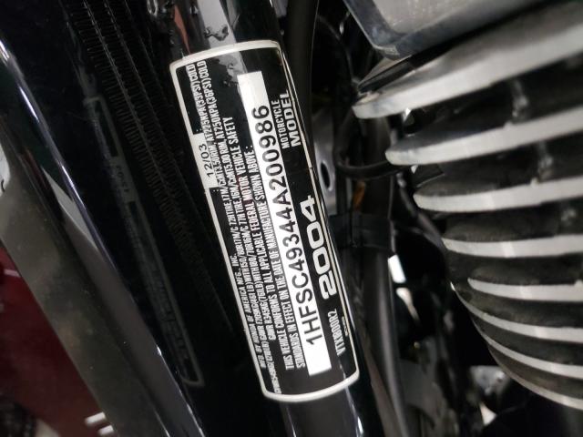 2004 HONDA VTX1800 R2 1HFSC49344A200986