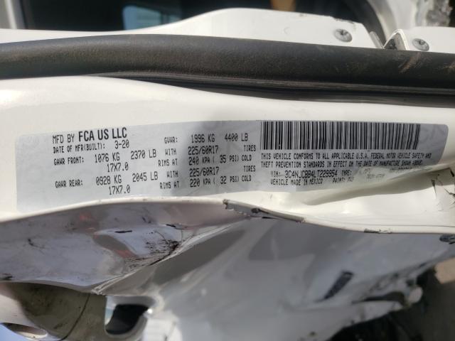 2020 JEEP COMPASS LA 3C4NJCBB4LT229954