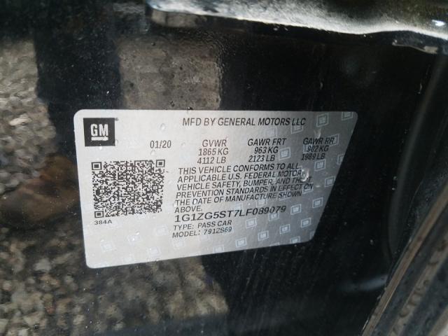 2020 CHEVROLET MALIBU RS 1G1ZG5ST7LF089079